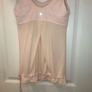 Lululemon Wamo Camo Heathered barely Pink Tank Top | Size 6